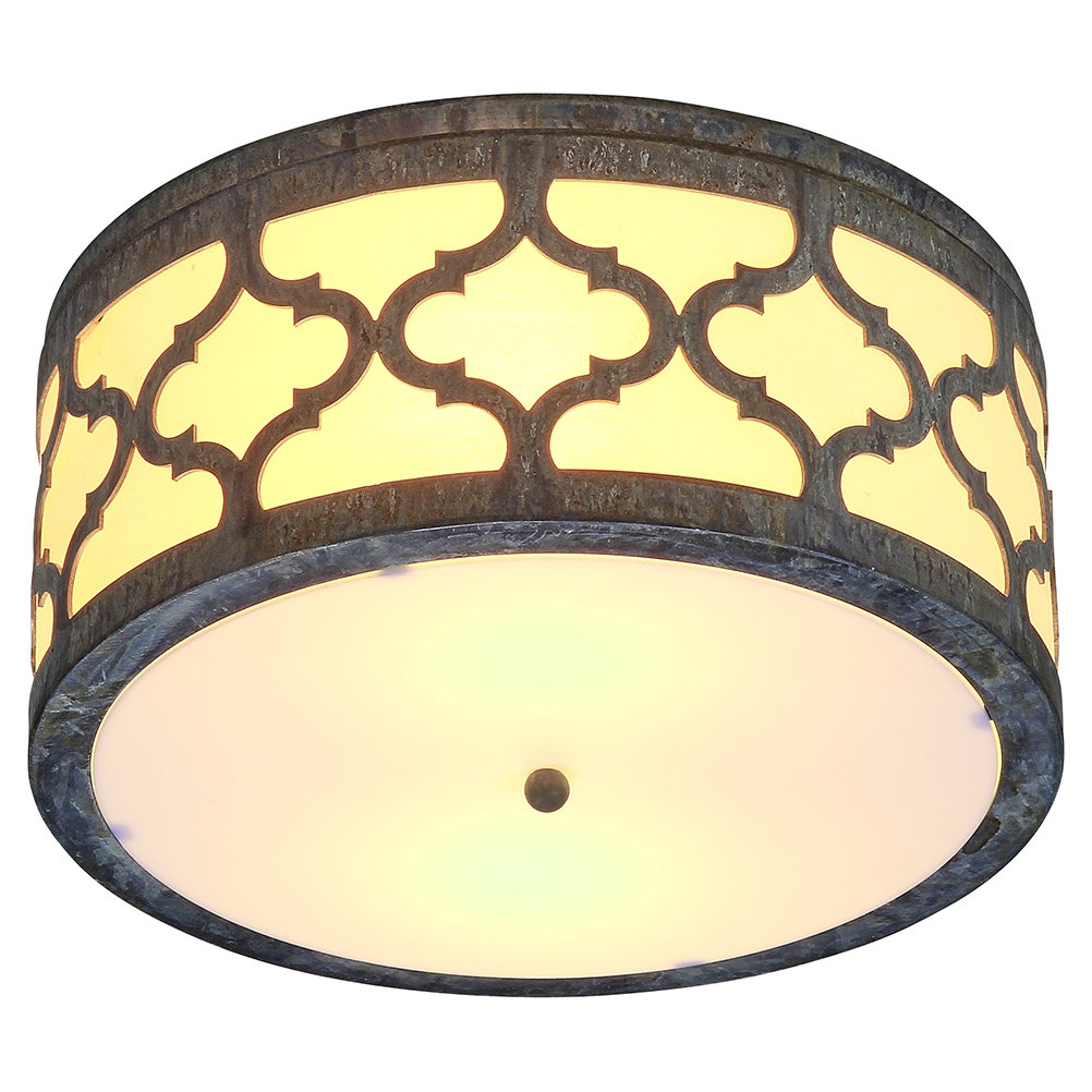 ellahome Maria 2 - Light 14'' Flush Mount | Perigold